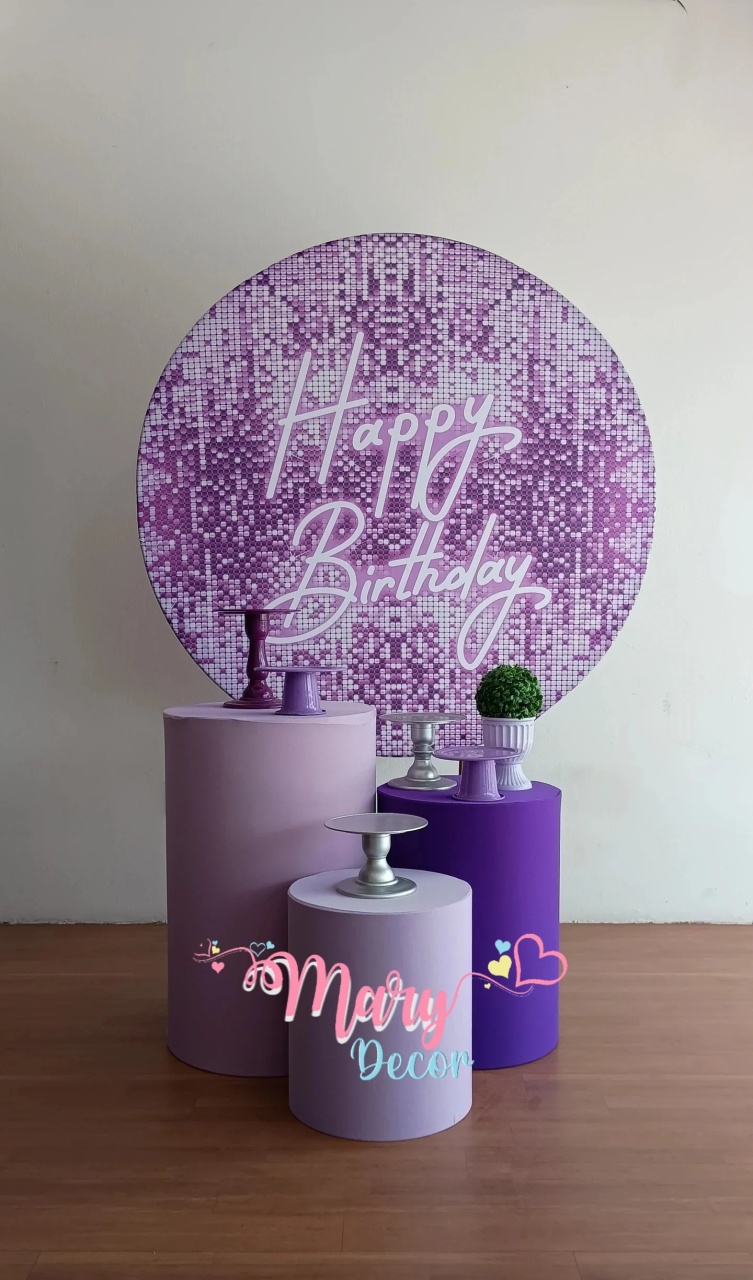 Happy Birthday Euforia Kit Basico - Mary Decor Festas & Locações