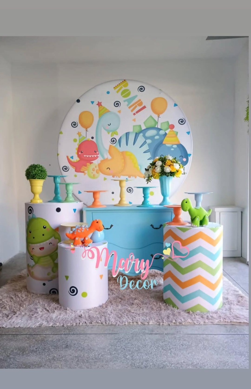 Dino Baby Kit Festa Em Casa  - Mary Decor Festas & Locações