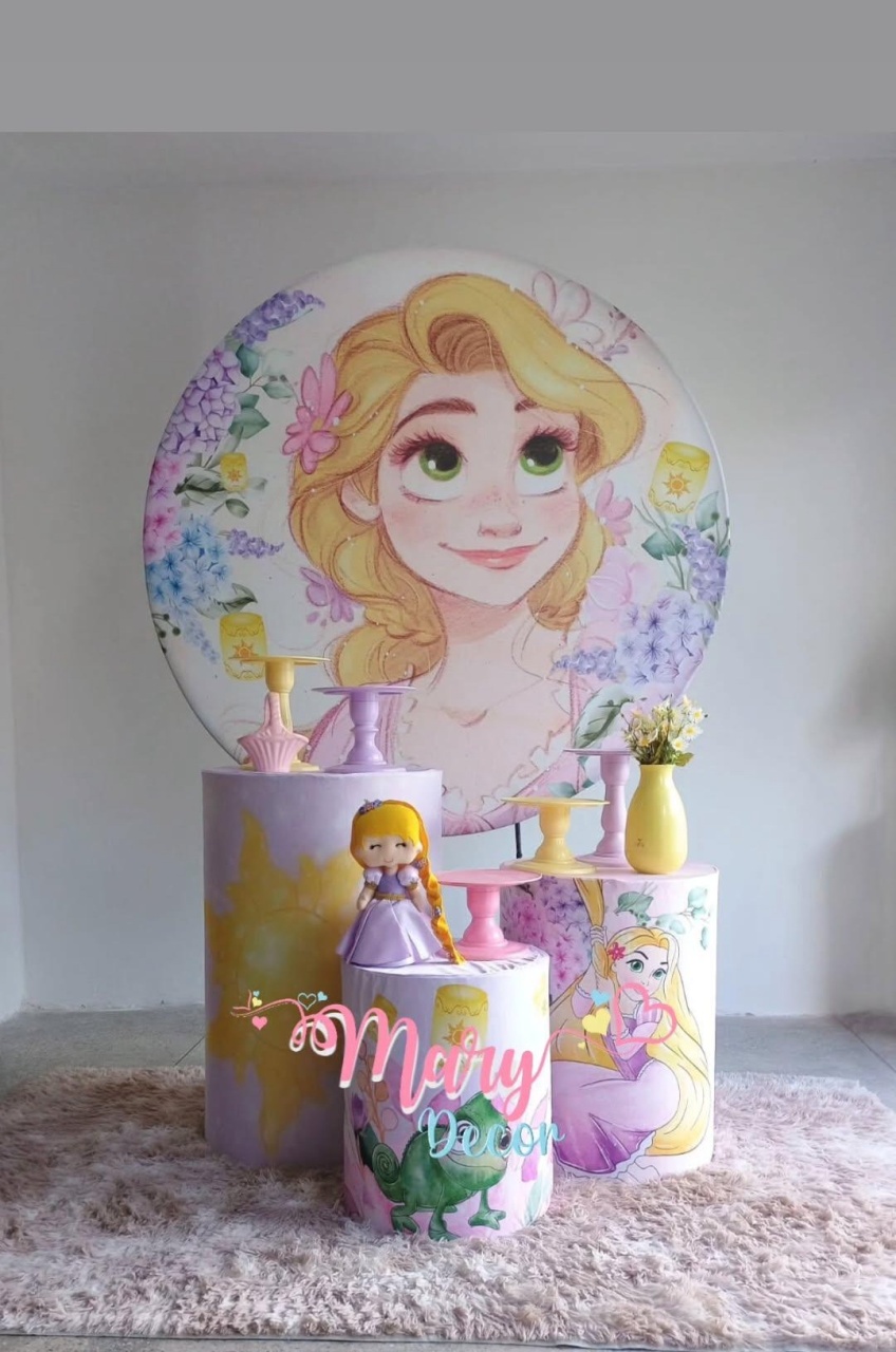Rapunzel Kit  Só Um Bolinho  - Mary Decor Festas & Locações