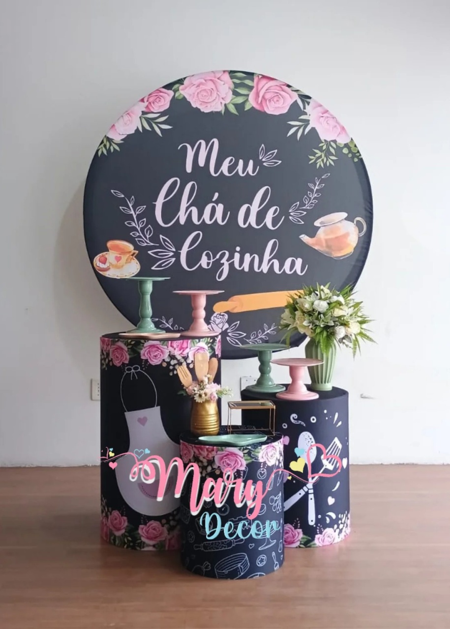  Meu Chá de Cozinha Kit So Um Bolinho Adulto  - Mary Decor Festas & Locações