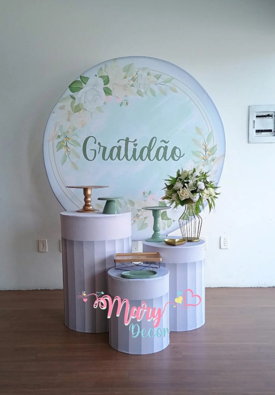  Gratidão Verde Kit Só Um Bolinho Adulto  - Mary Decor Festas & Locações