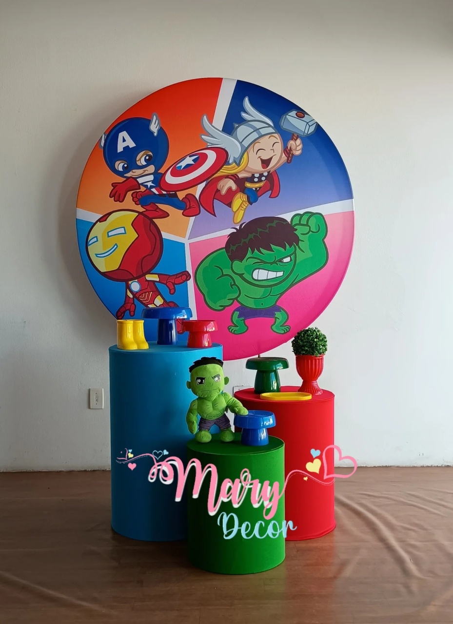 Heróis Baby  Kit Básico   - Mary Decor Festas & Locações