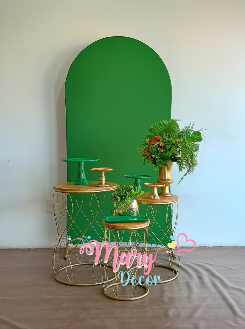 Verde Bandeira Kit Celebre 01 - Mary Decor Festas & Locações