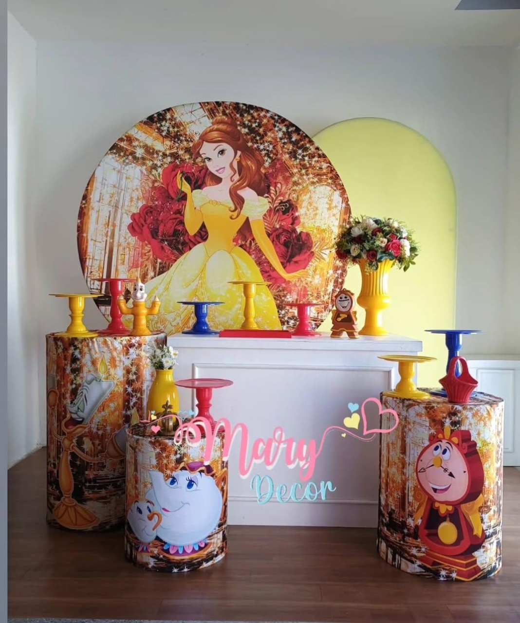 Princesa Bela Kit Comemore - Mary Decor Festas & Locações