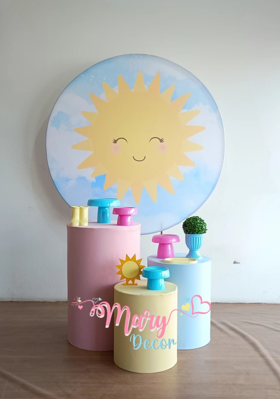  Solzinho Menina Kit Basico - Mary Decor Festas & Locações