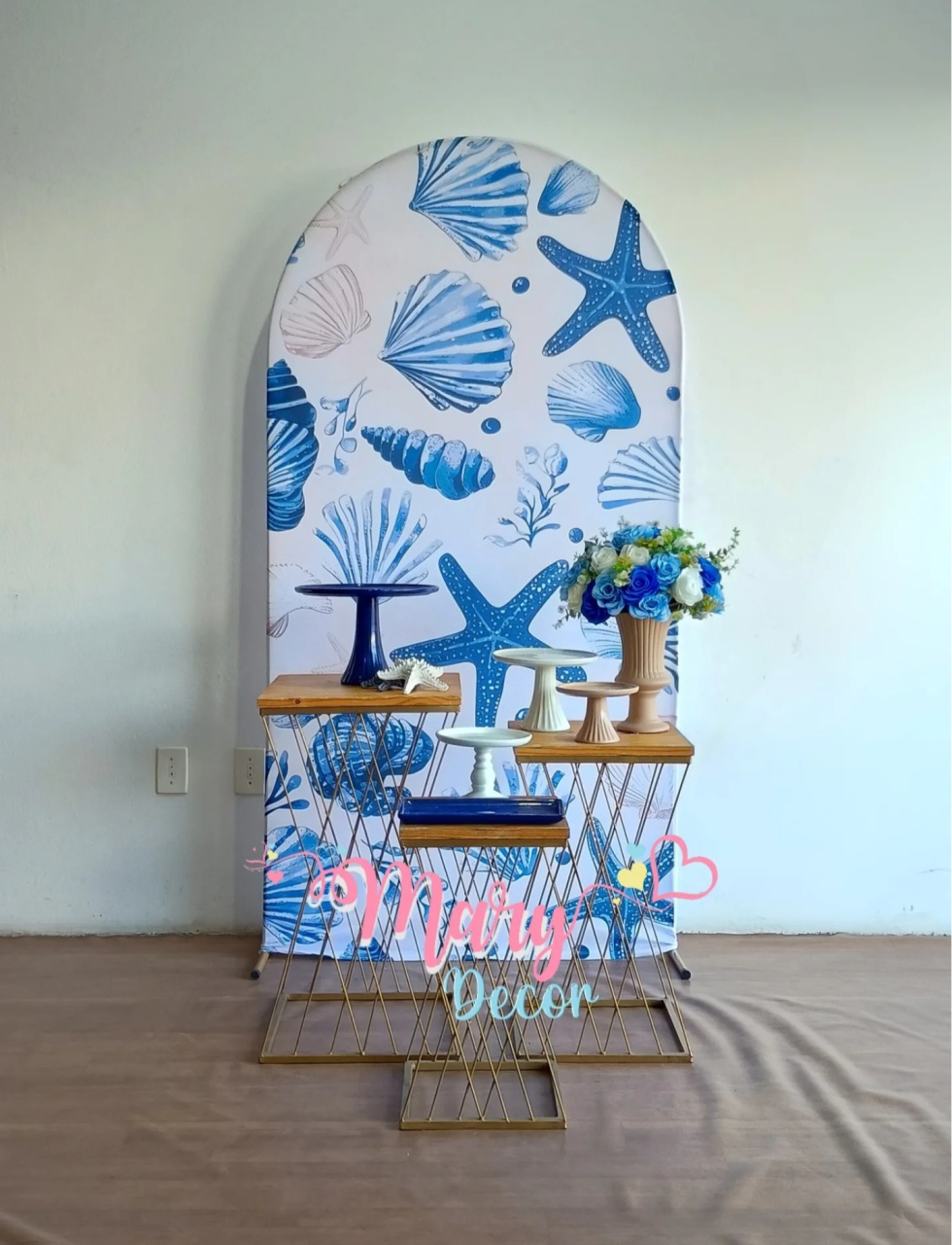 Oceano /Praia Kit Celebre - Mary Decor Festas & Locações