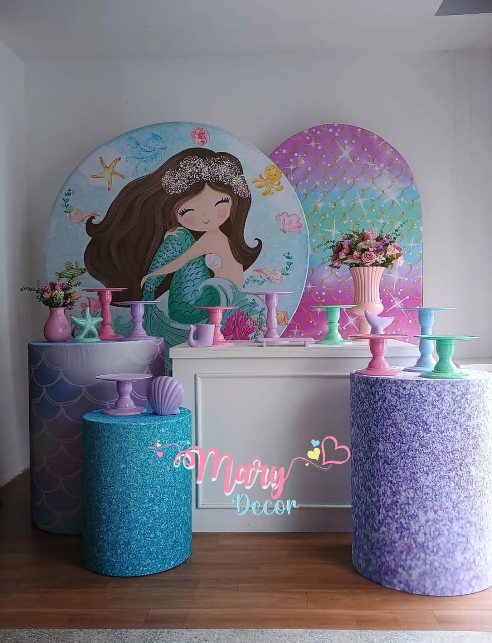  Sereia Kit Comemore - Mary Decor Festas & Locações