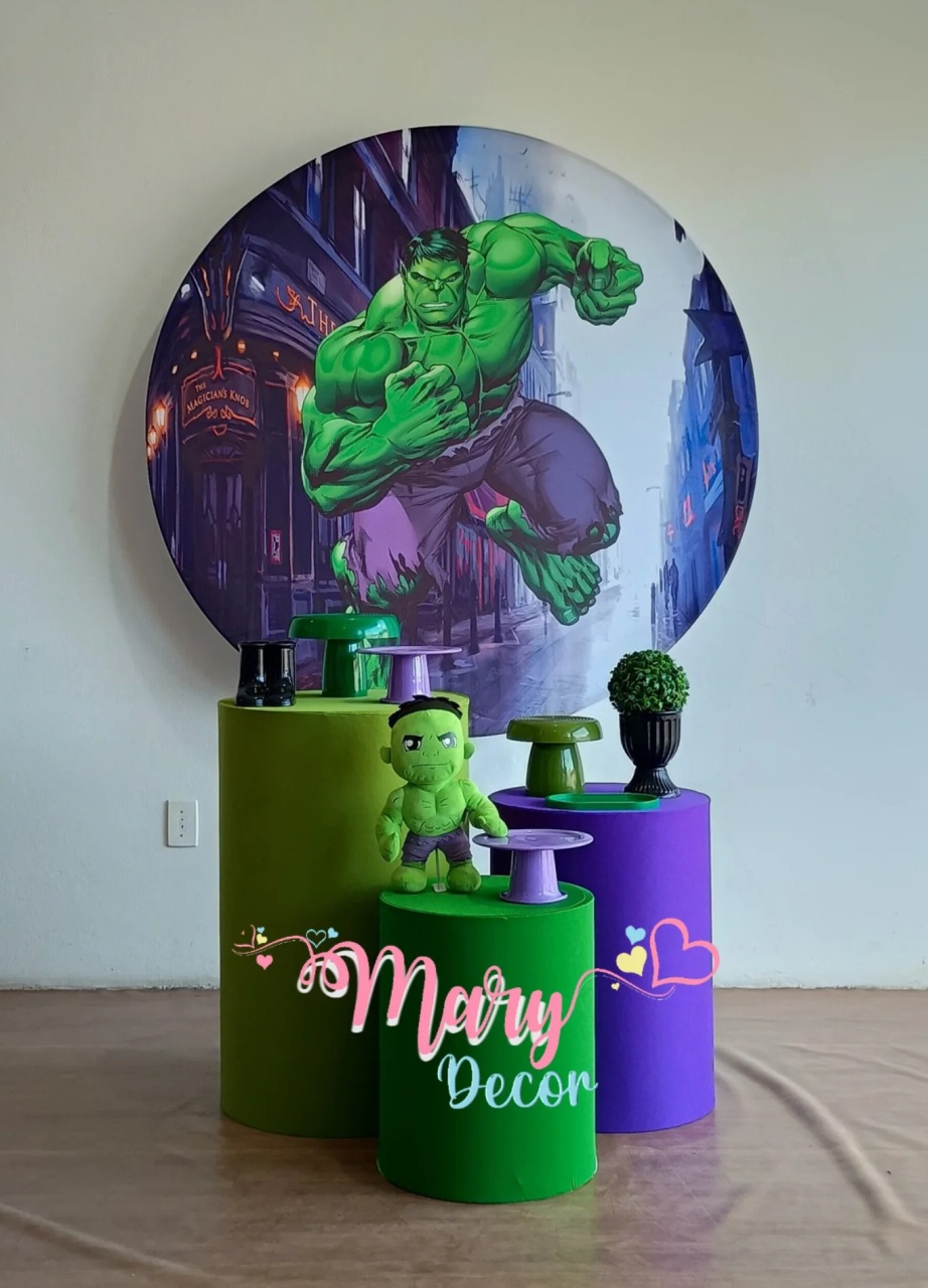 Hulk Kit Básico - Mary Decor Festas & Locações
