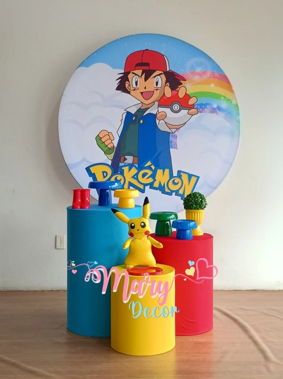 Pokemon  Kit Basico  - Mary Decor Festas & Locações