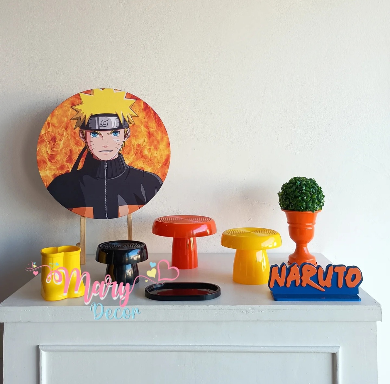 Mini Kit Naruto  - Mary Decor Festas & Locações