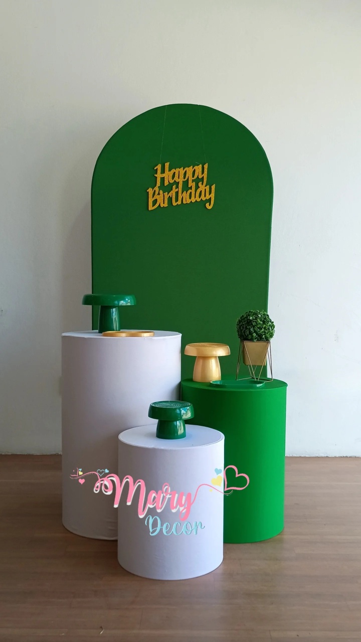 Celebre Básico  Verde   - Mary Decor Festas & Locações