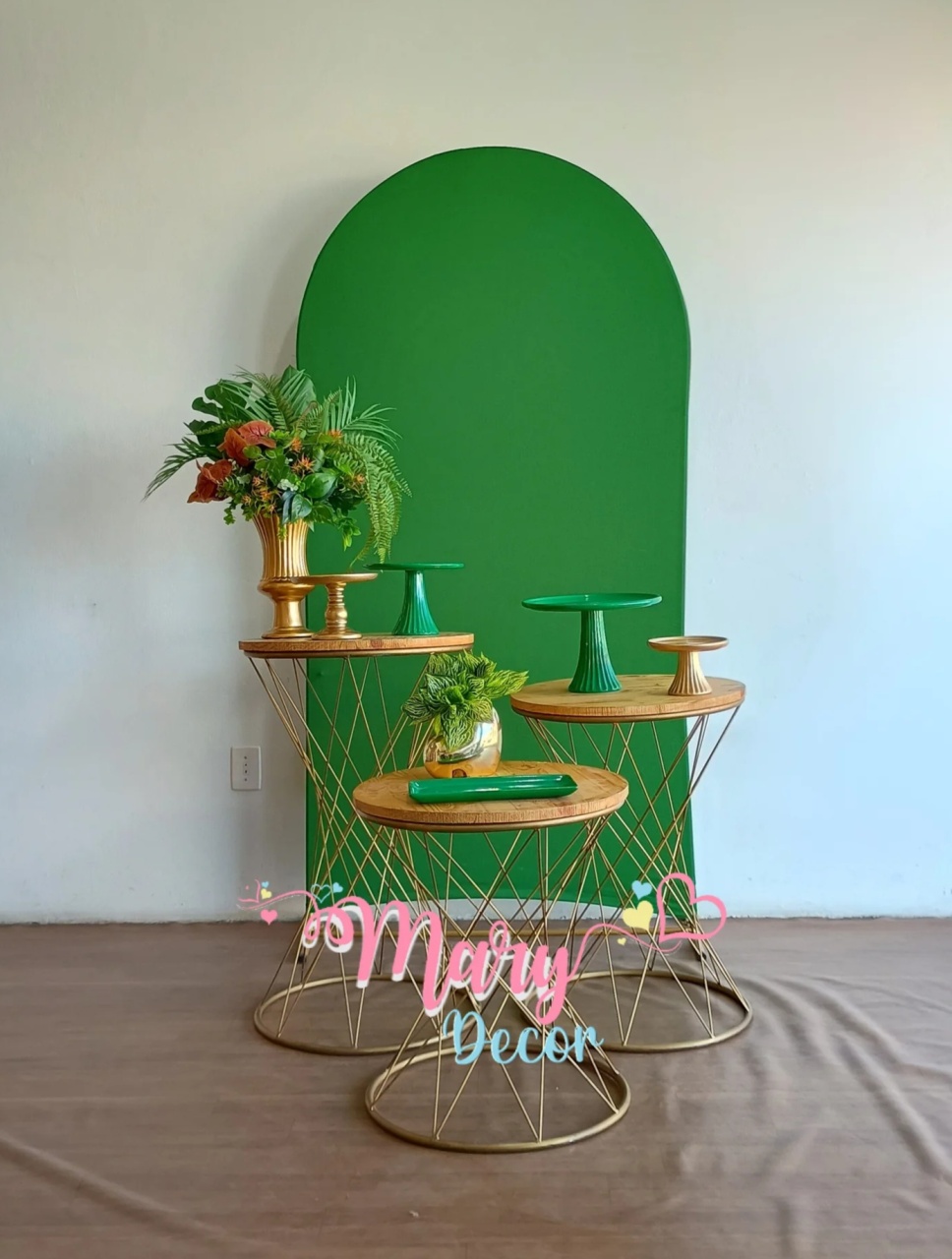 Verde Bandeira Kit Celebre 02 - Mary Decor Festas & Locações