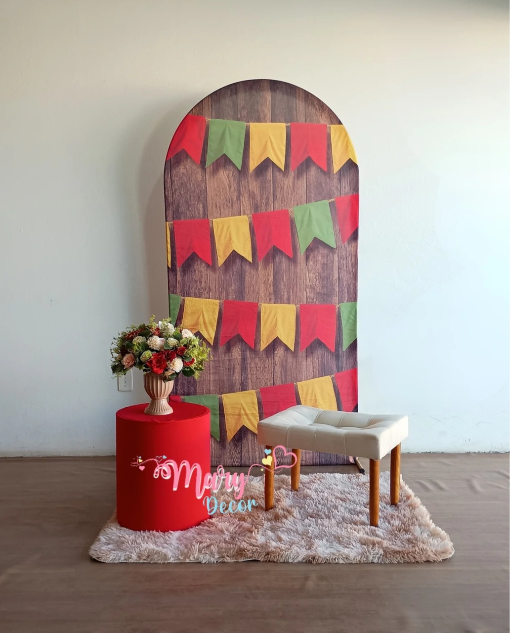Meu Arraia  Instagramavel Kit Cantinho  - Mary Decor Festas & Locações