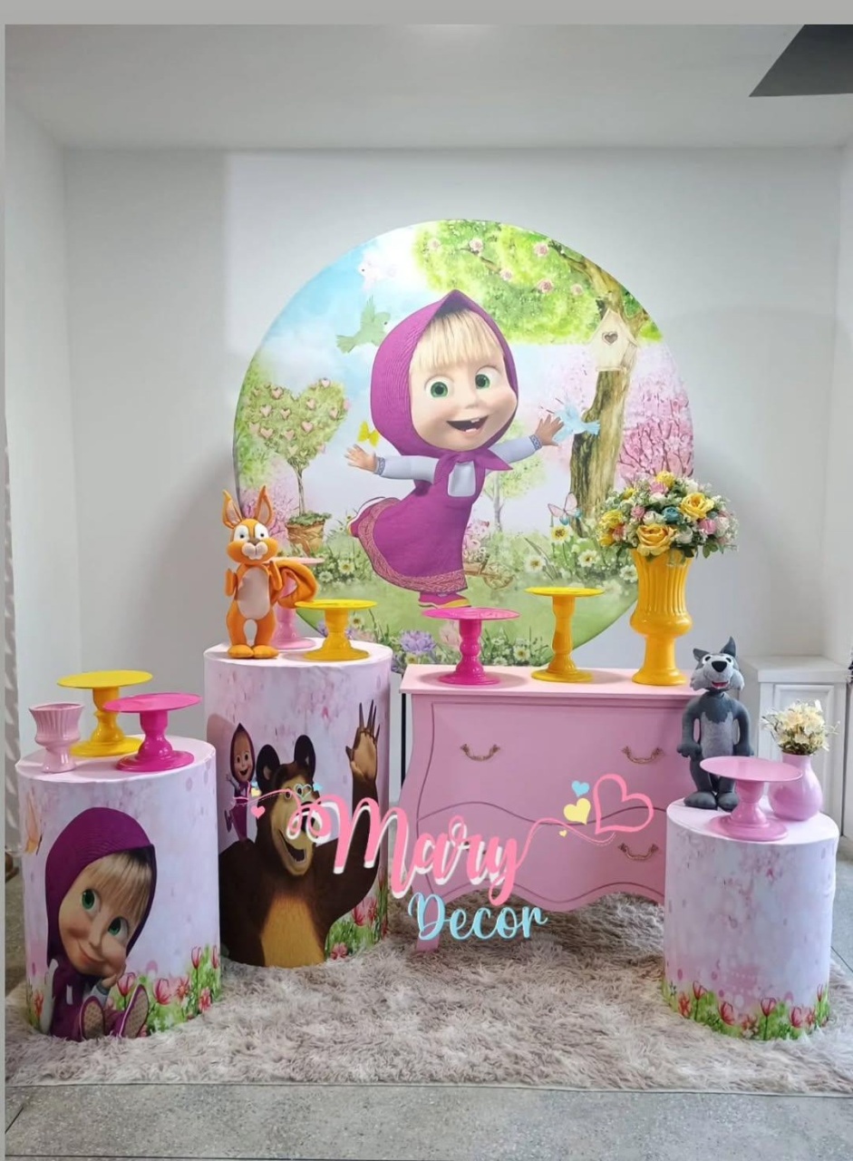  Marsha E Urso Kit Festa Em Casa  - Mary Decor Festas & Locações