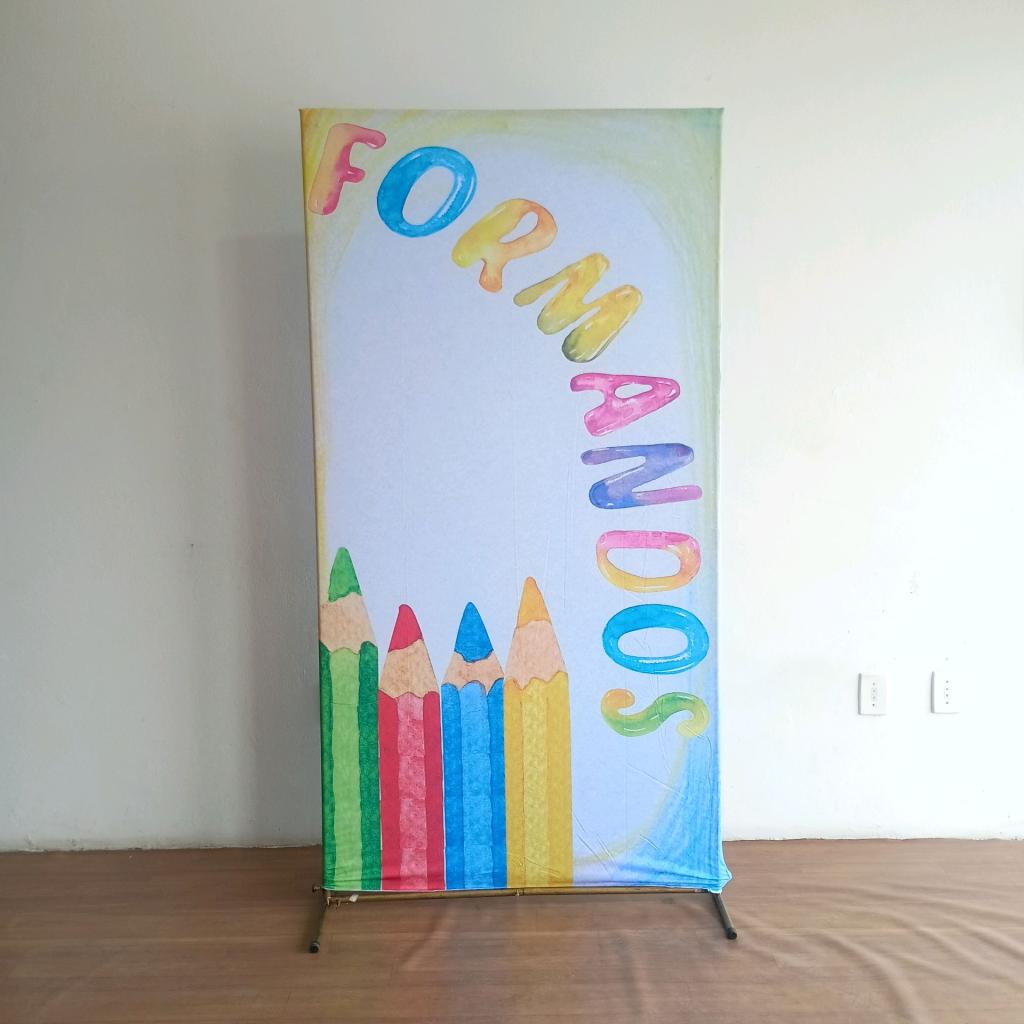 Capa Veste Fácil Painel Romano Formandos - Mary Decor Festas & Locações