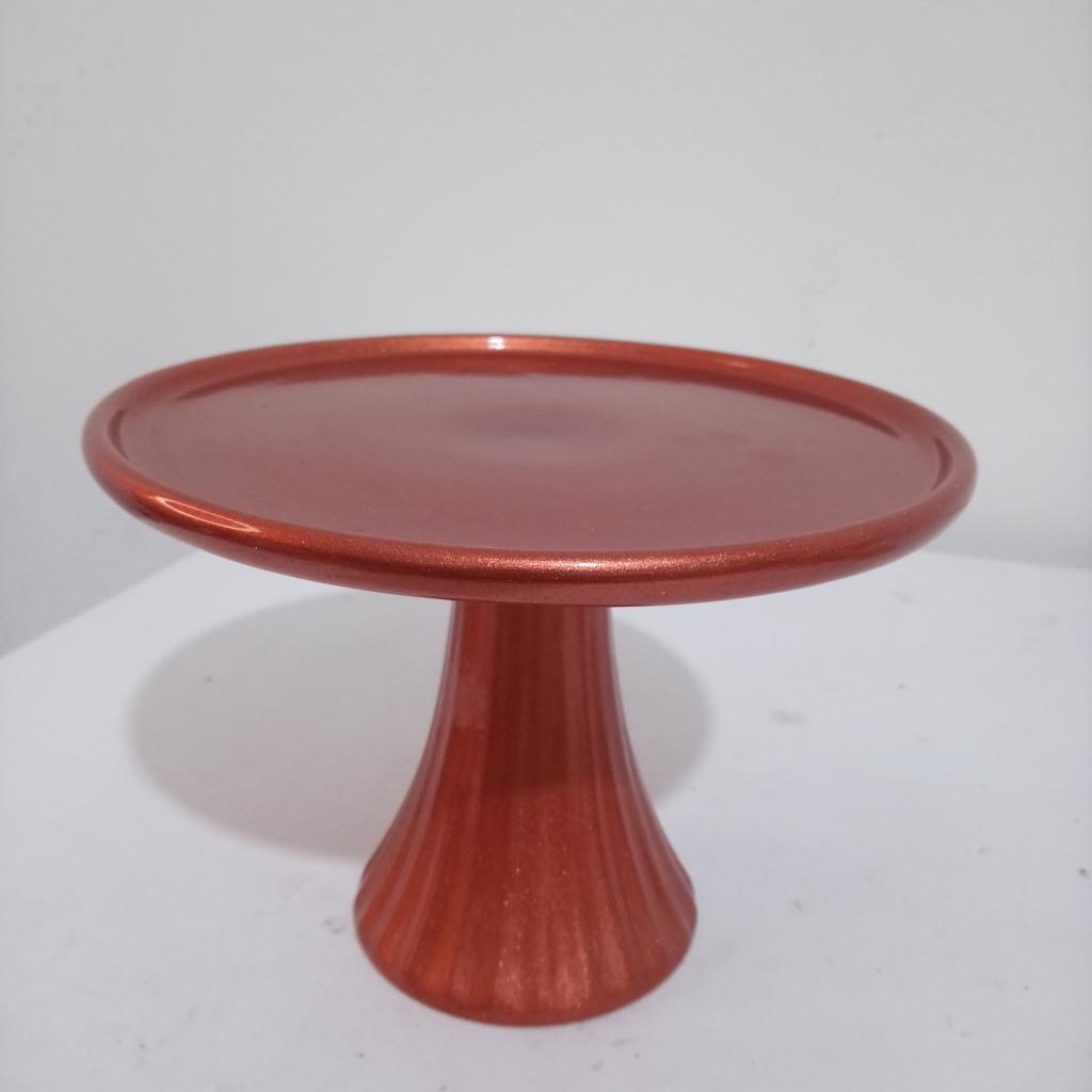Bandeja Ceramica Rose Gold M - Mary Decor Festas & Locações