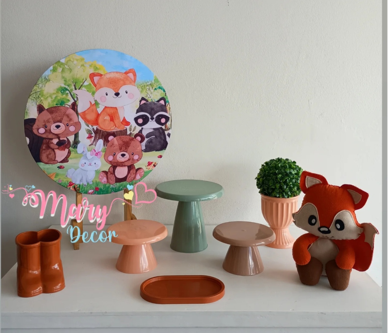 Mini Kit Bosque - Mary Decor Festas & Locações
