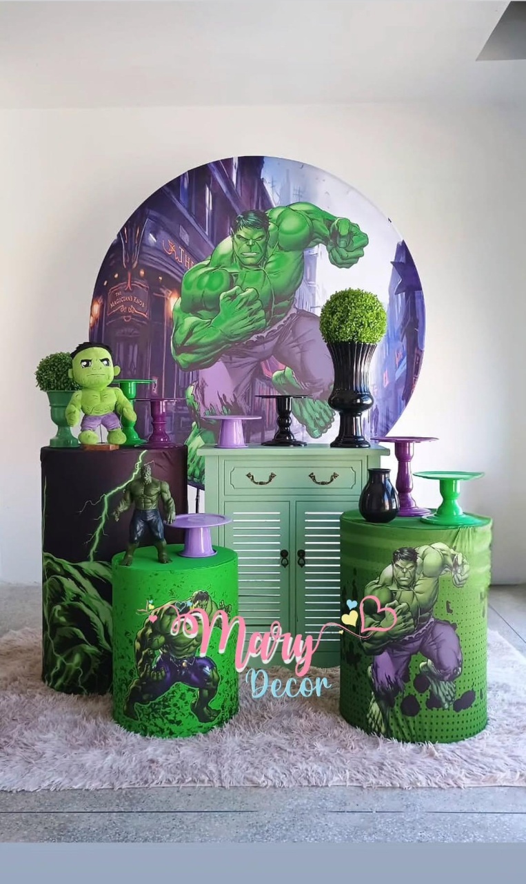 Hulk Kit Festa Em Casa - Mary Decor Festas & Locações