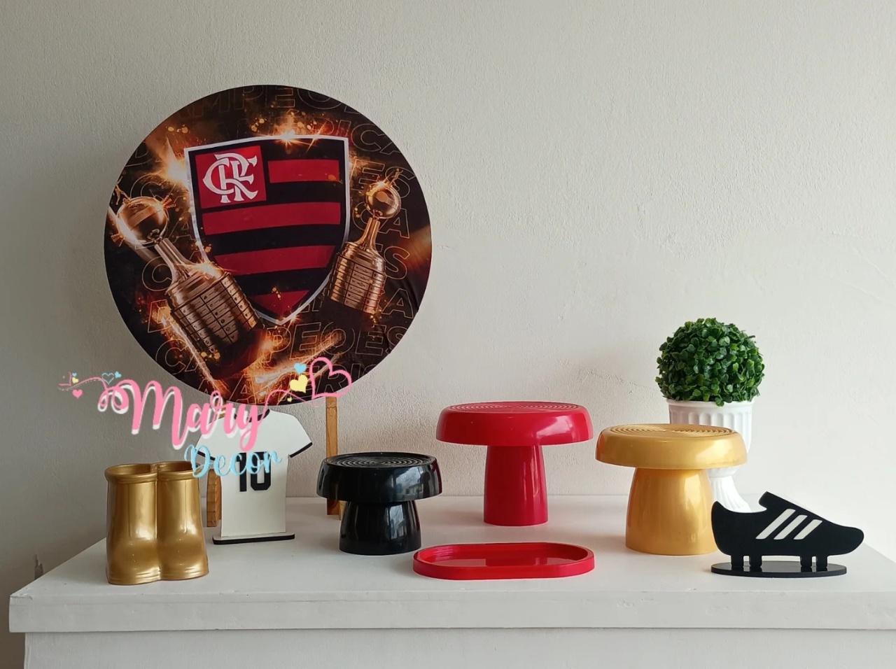Mini Kit Flamengo  - Mary Decor Festas & Locações