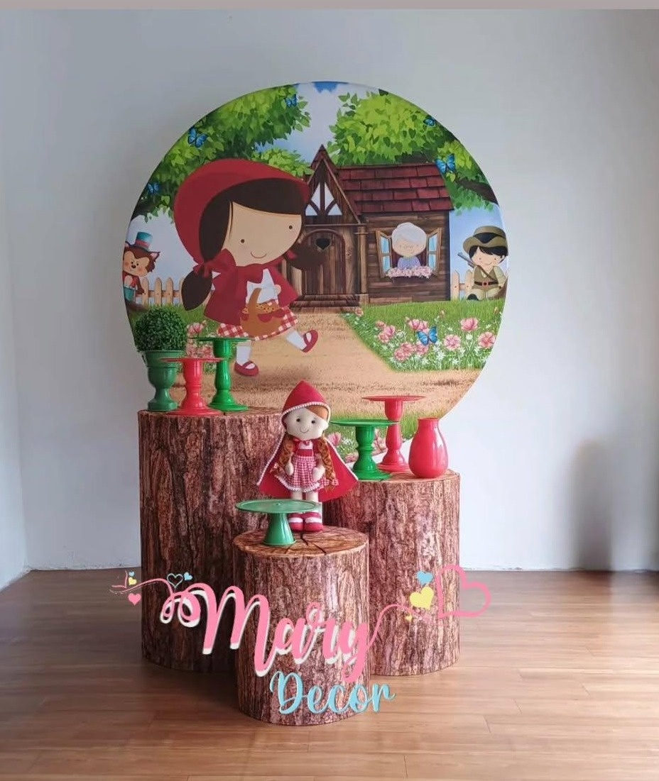 Chapeuzinho Vermelho 1 Kit Só Um Bolinho  - Mary Decor Festas & Locações