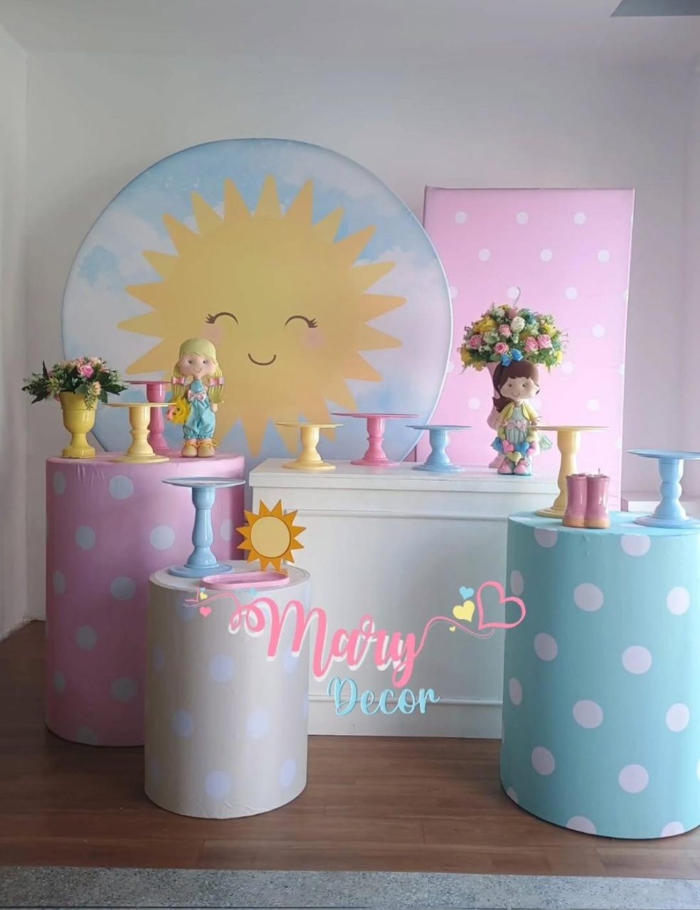  Solzinho Menina Kit Comemore - Mary Decor Festas & Locações