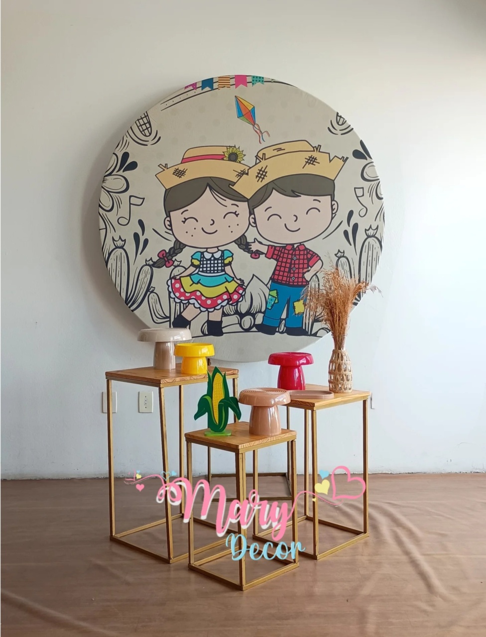 Festa Junina Kit Só Uma Coisinha Simples   - Mary Decor Festas & Locações