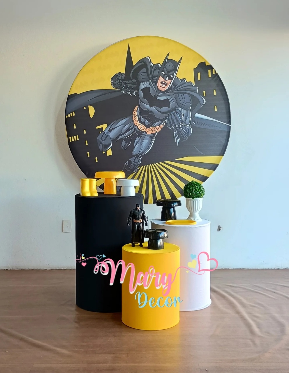 Batman  Kit Básico   - Mary Decor Festas & Locações