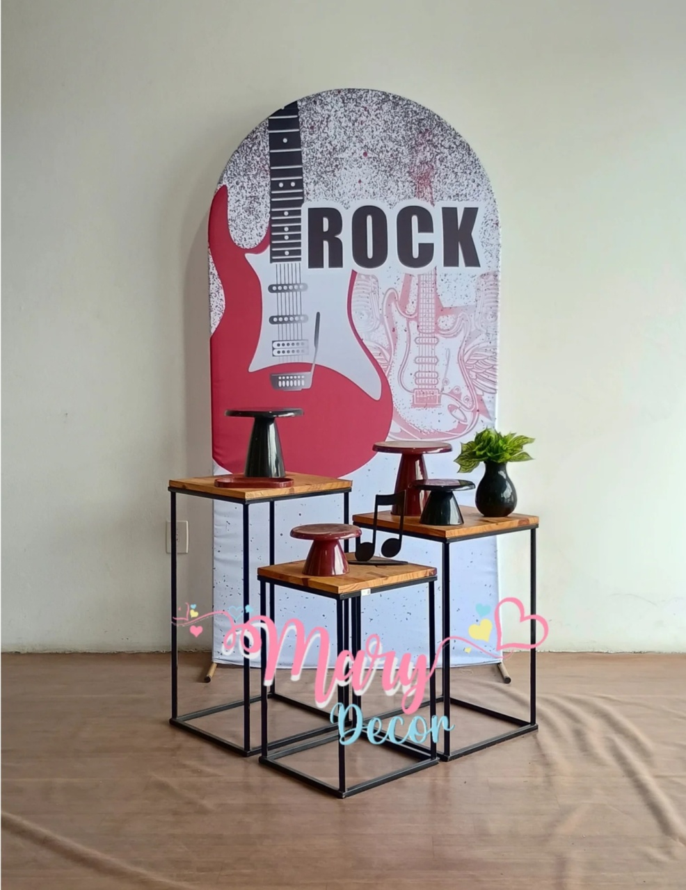 Rock Roll Kit Meu Dia Especial  - Mary Decor Festas & Locações