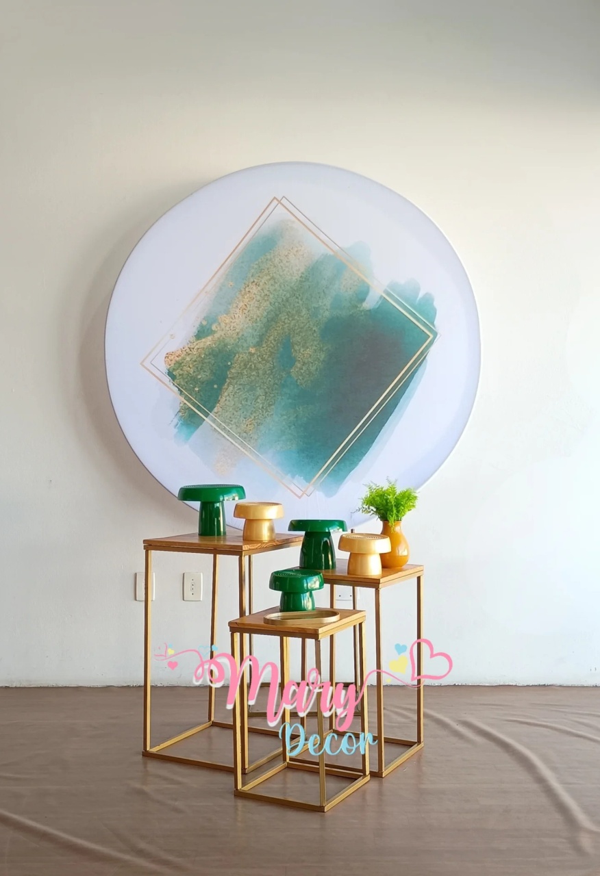 Verde  Dourado Kit Só Uma Coisinha Simples  - Mary Decor Festas & Locações