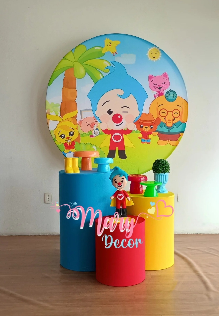 Palhaço Plim Plim  Kit Básico  - Mary Decor Festas & Locações