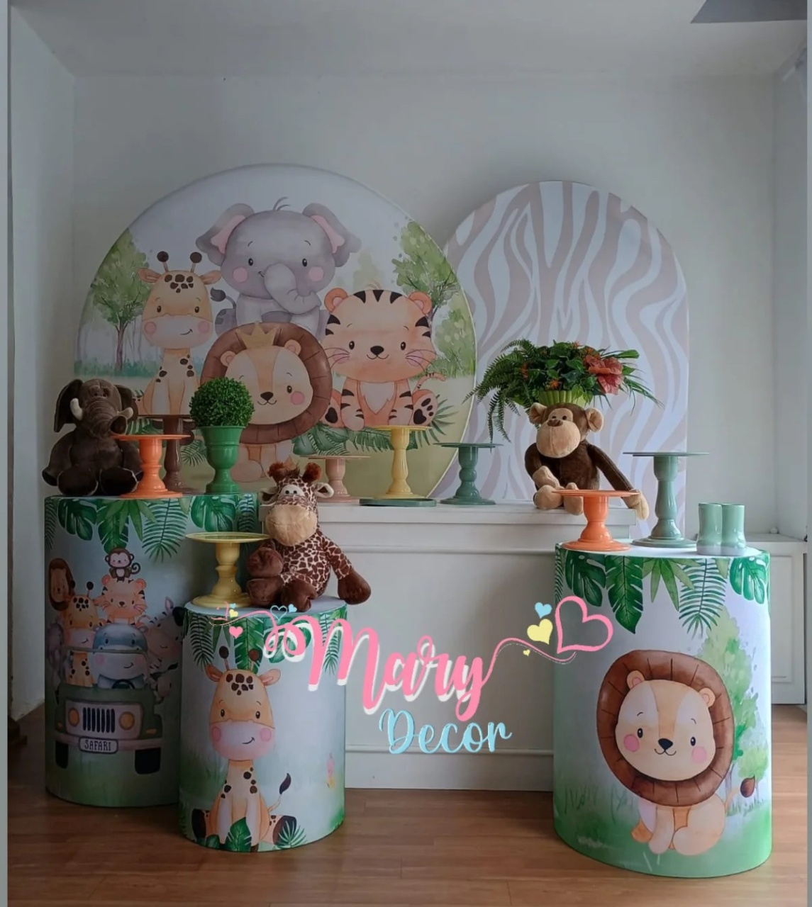 Safari Baby Kit Comemore  - Mary Decor Festas & Locações