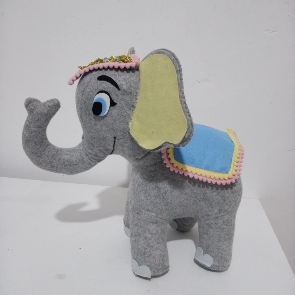 Elefante Circo Rosa - Mary Decor Festas & Locações