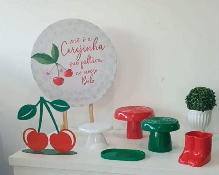 Mini Kit Cerejinha  - Mary Decor Festas & Locações