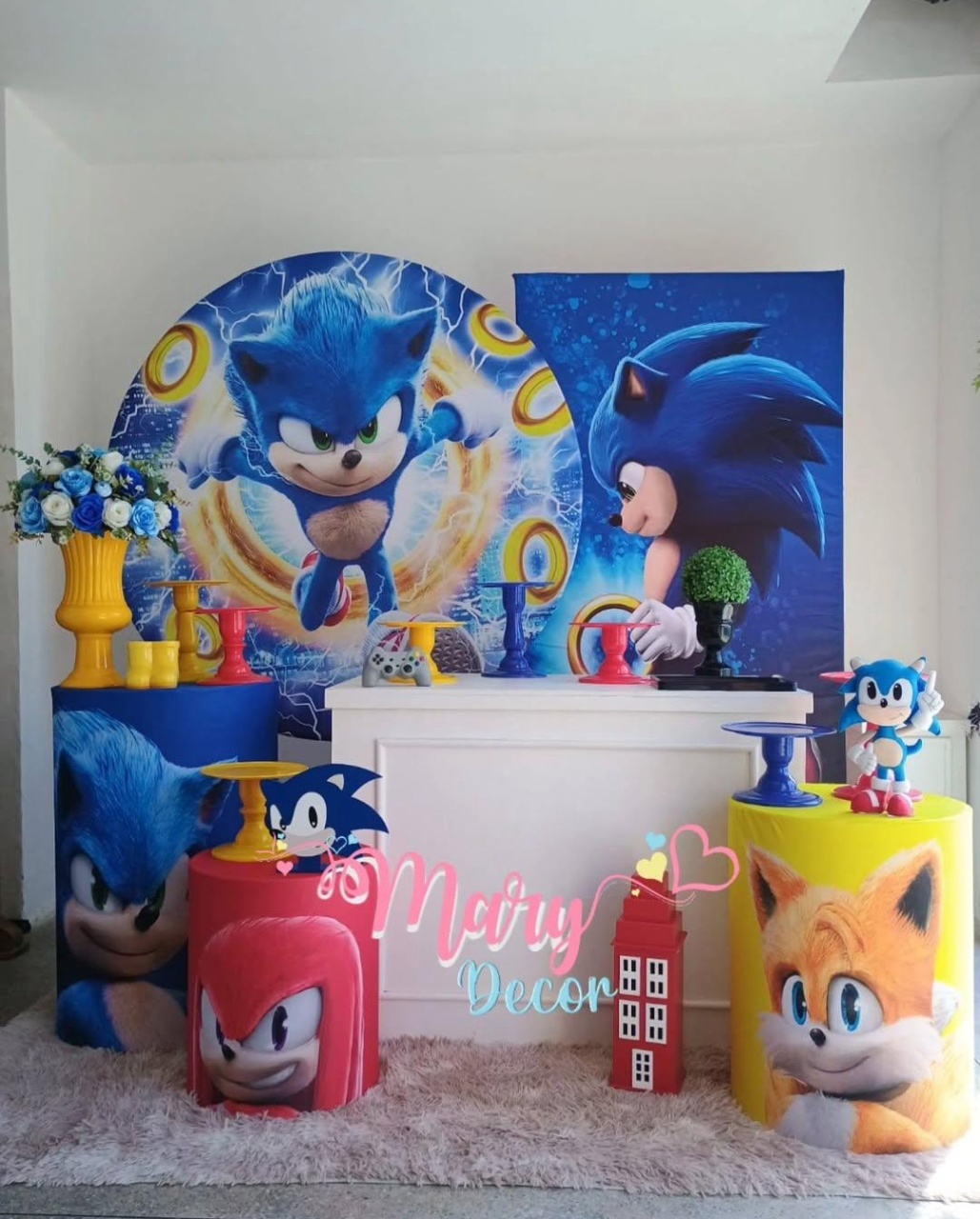Sonic  Kit Comemore - Mary Decor Festas & Locações