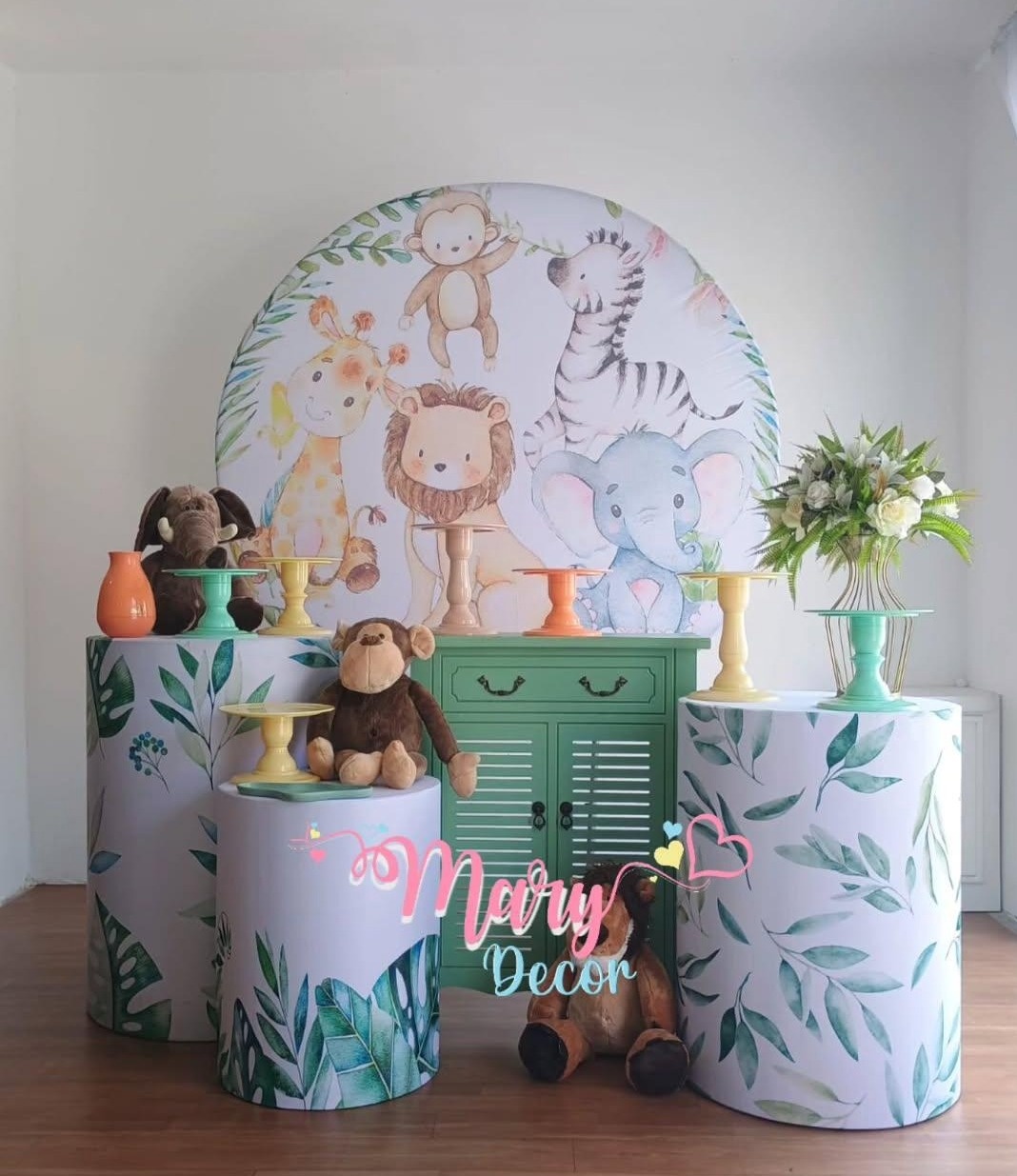 Safari Baby Kit Chá de Bebê Meu Chá  - Mary Decor Festas & Locações