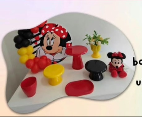Minnie Mini Kit Festa Na Mesa - Mary Decor Festas & Locações