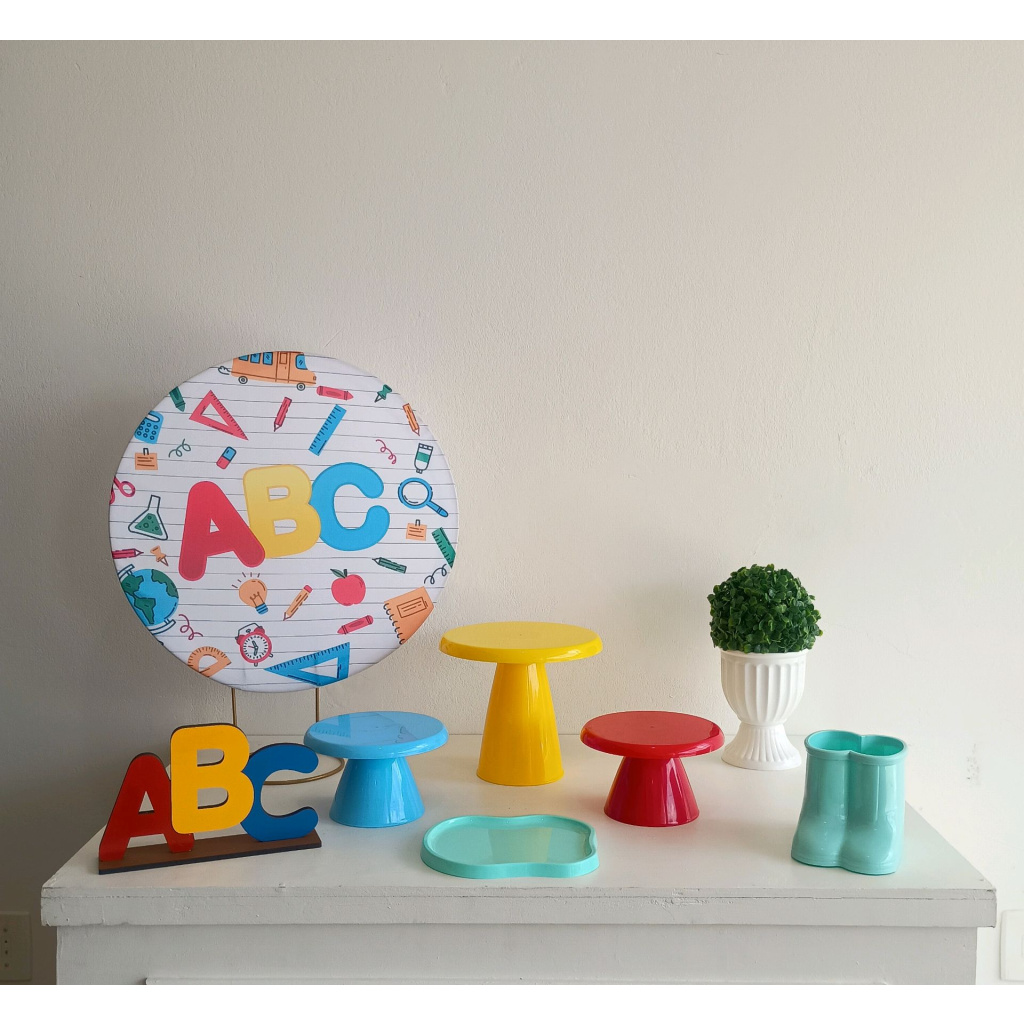 Mini Kit Abc Festa Na Mesa - Mary Decor Festas & Locações