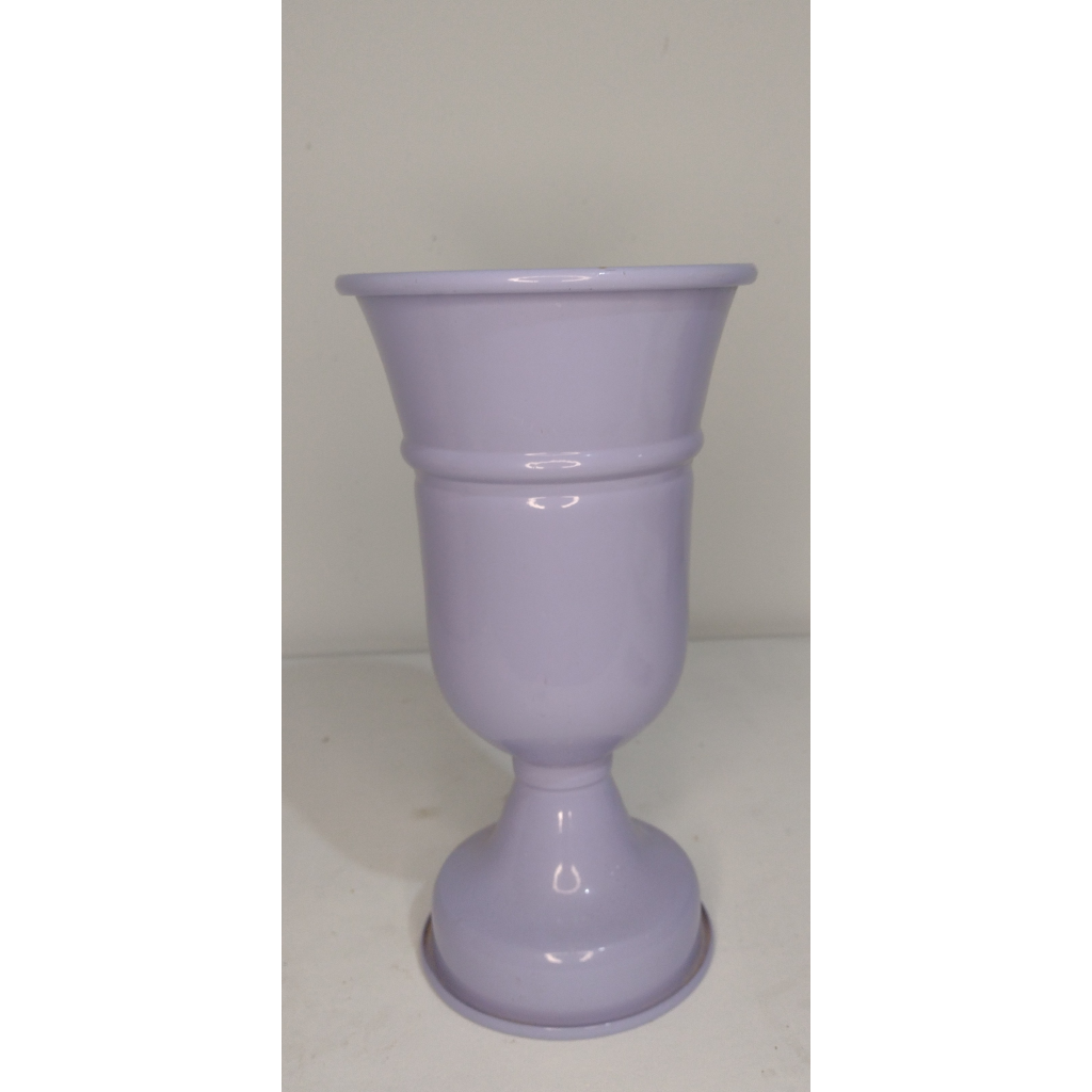 Vaso Alumínio Lilás G - Mary Decor Festas & Locações