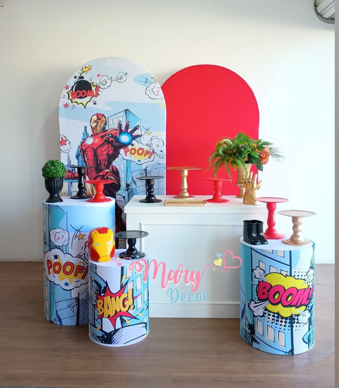 Homem de Ferro Kit Comemore - Mary Decor Festas & Locações