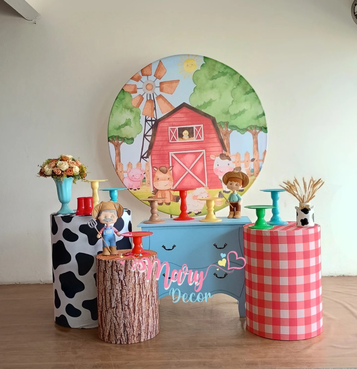 Fazendinha Kit Festa Em Casa  - Mary Decor Festas & Locações