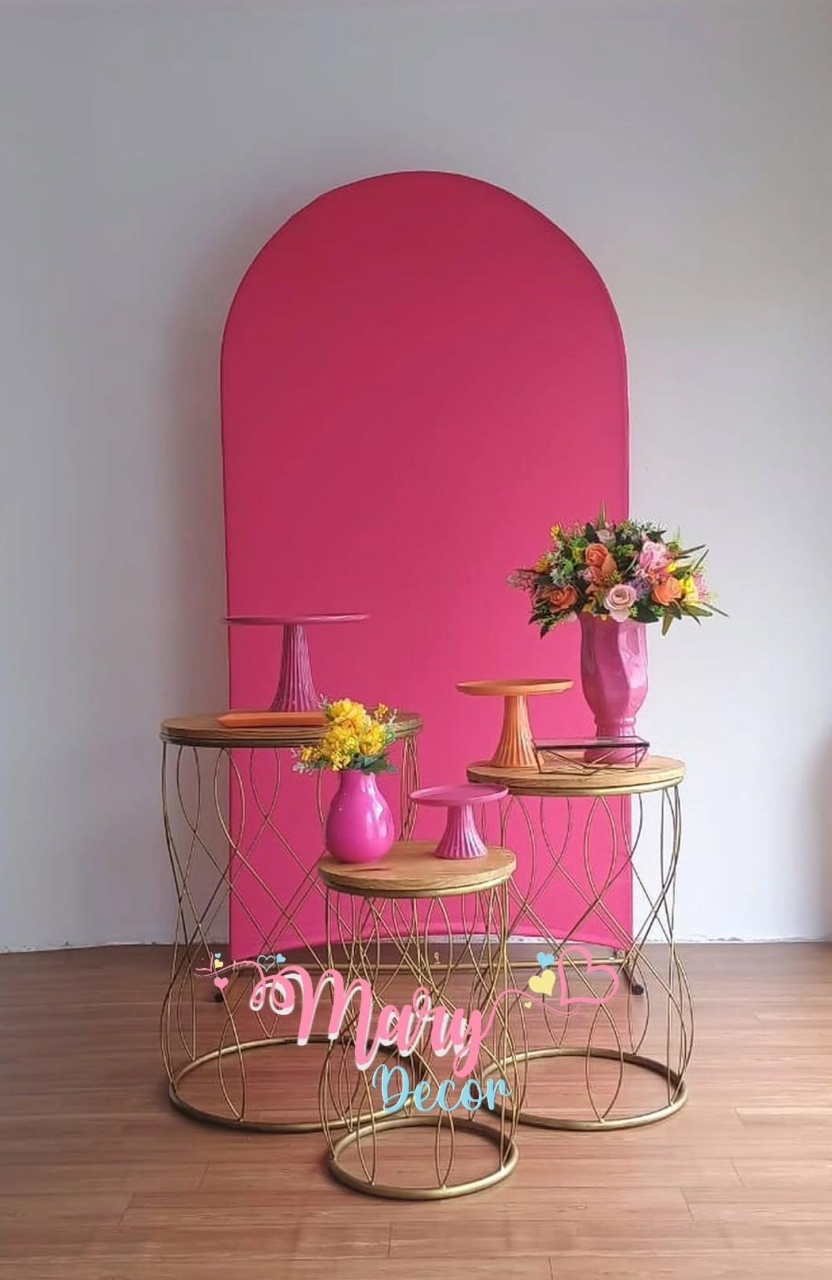 Rosa Pink  Kit Celebre    - Mary Decor Festas & Locações