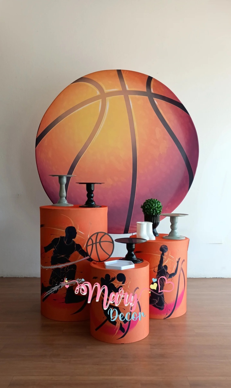 Basquete Kit Só Um Bolinho  - Mary Decor Festas & Locações