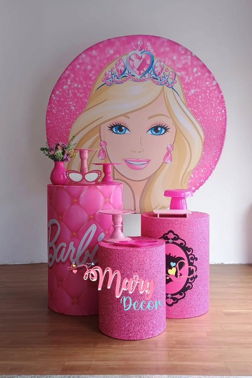  Barbie Kit Só Um Bolinho  - Mary Decor Festas & Locações