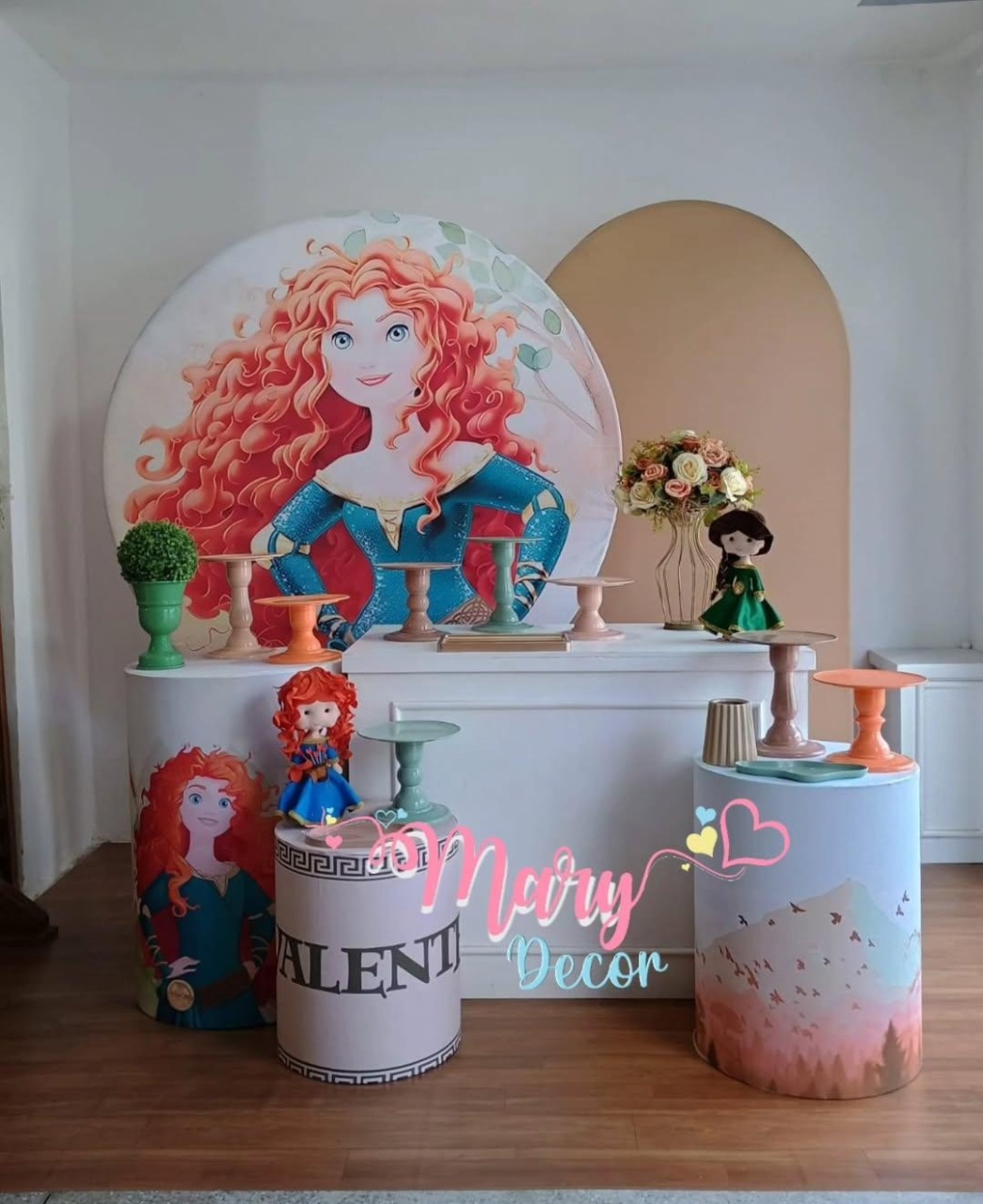 Princesa Valente Kit  Comemore  - Mary Decor Festas & Locações