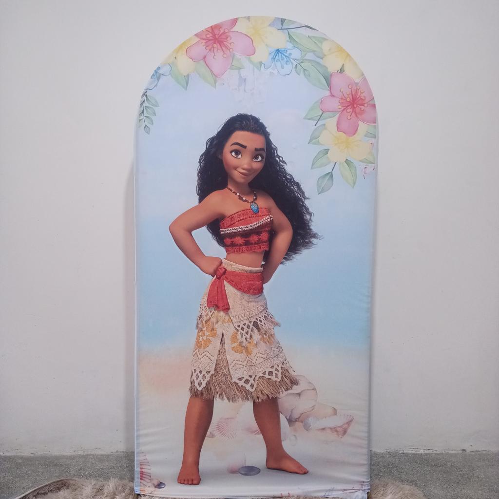 Veste Facil Moana (Capa P/ Painel Romano Ou Retanguar) - Mary Decor Festas & Locações