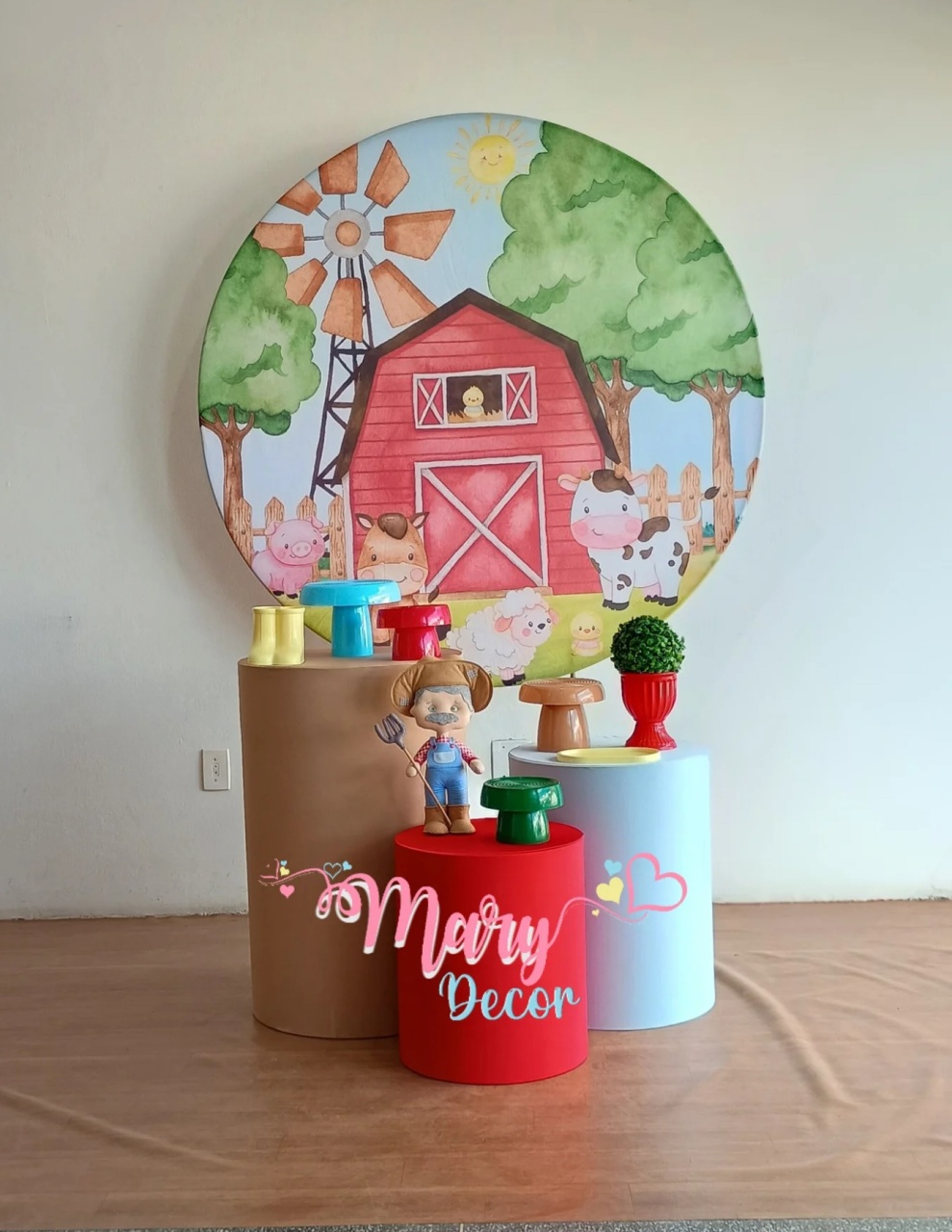 Fazendinha Kit Basico  - Mary Decor Festas & Locações