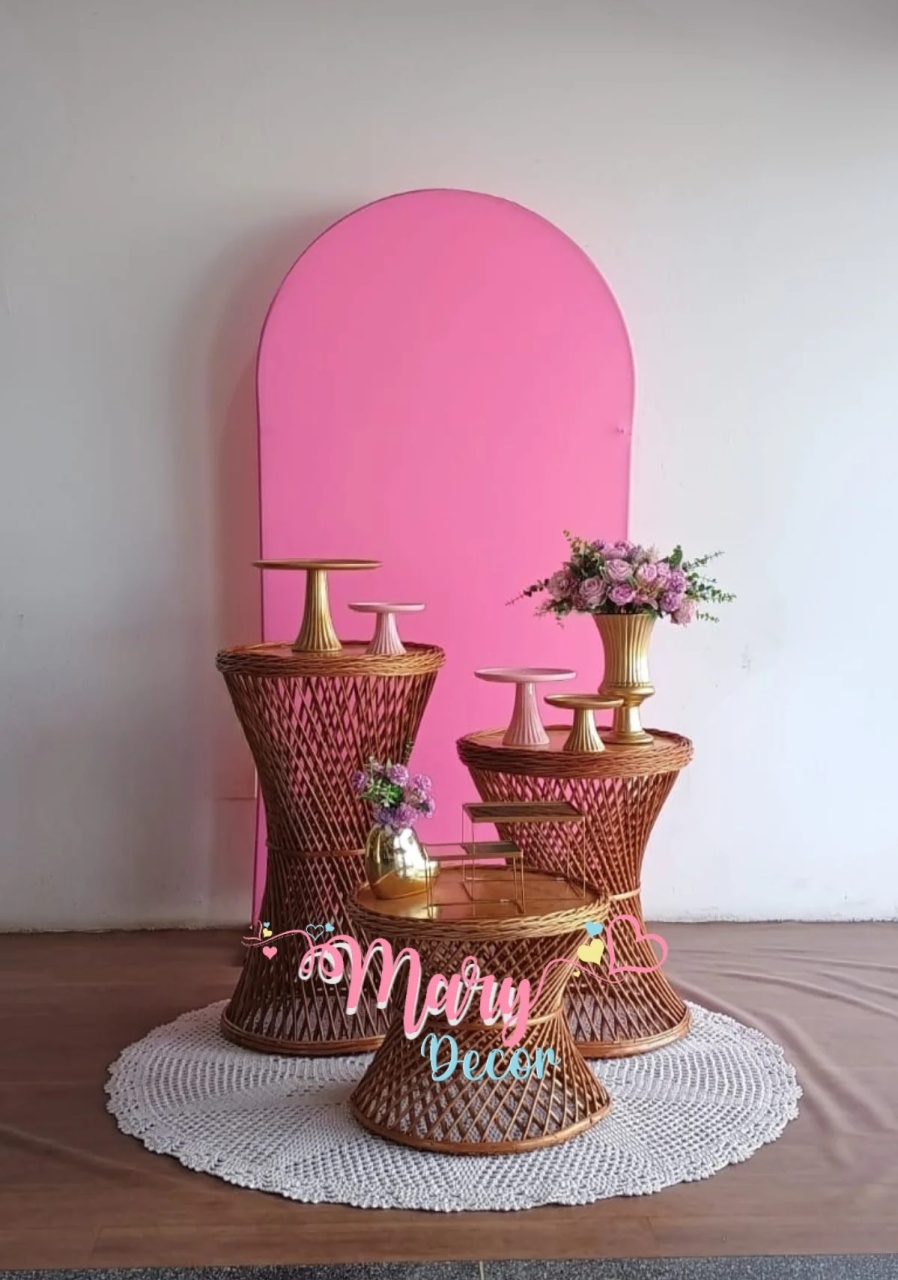 Kit Luxinho Rosa  - Mary Decor Festas & Locações