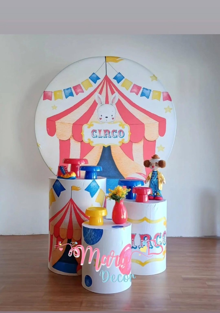 Circo Kit Só Um Bolinho  - Mary Decor Festas & Locações