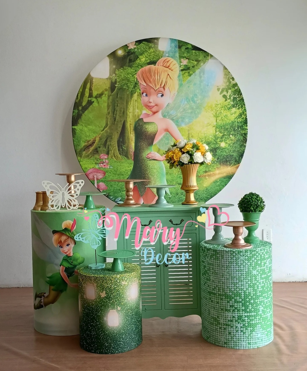  Sininho Kit Festa Em Casa  - Mary Decor Festas & Locações