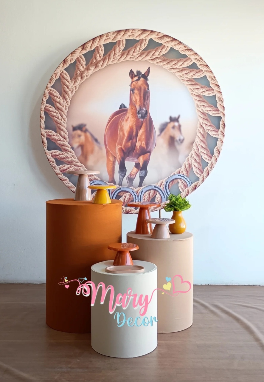 Cavalos Country Kit Básico - Mary Decor Festas & Locações